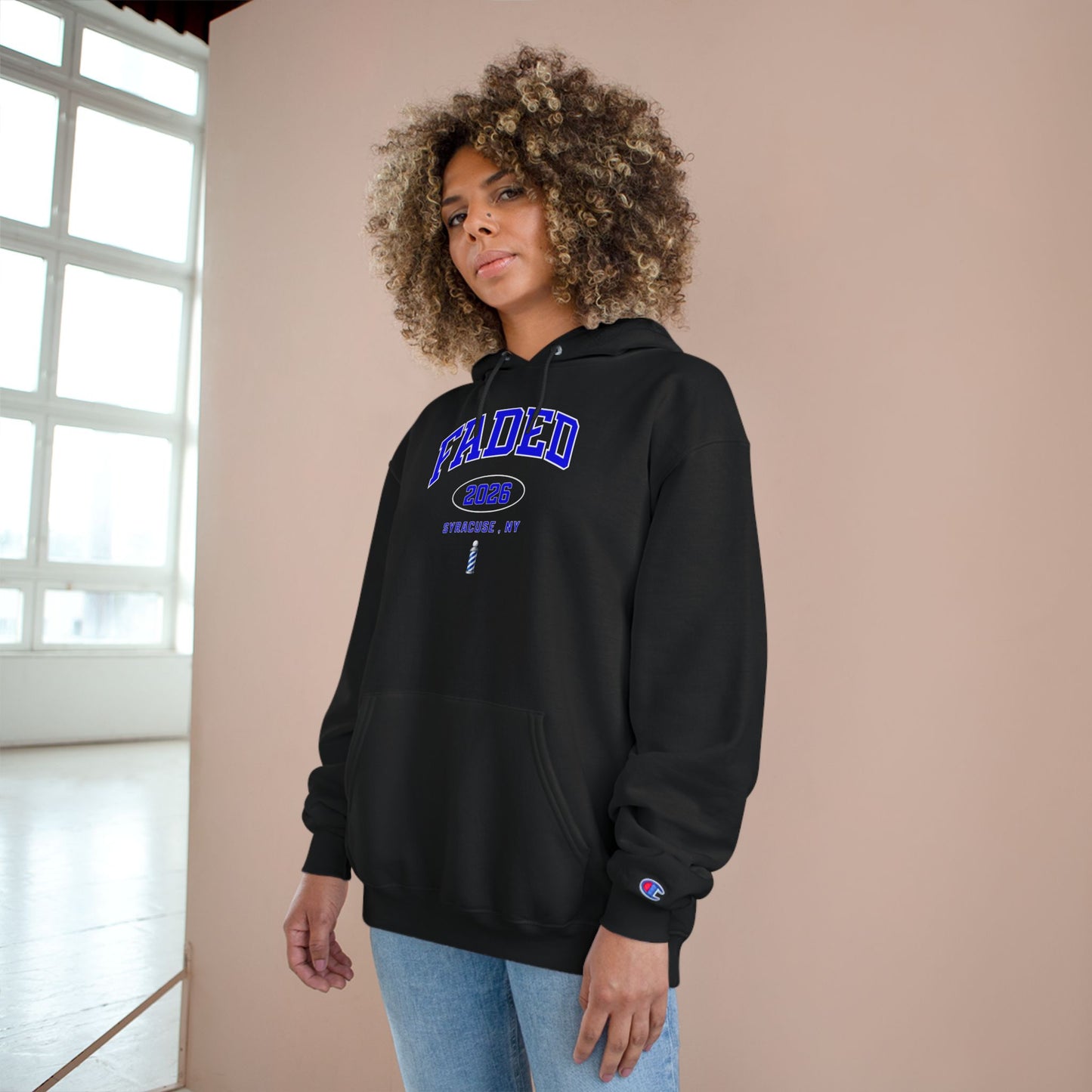 Faded Champion Hoodie – Vintage Collegiate Streetwear Pullover