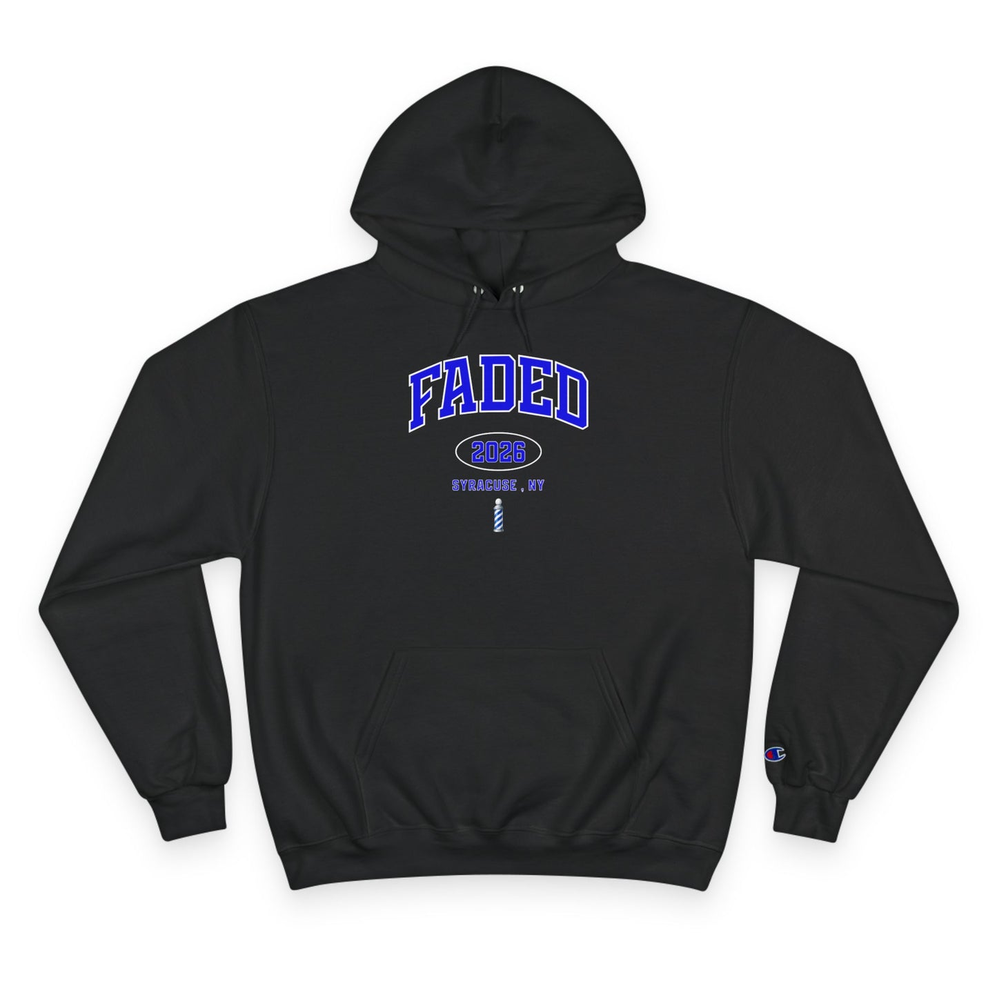 Faded Champion Hoodie – Vintage Collegiate Streetwear Pullover
